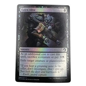 Magic: The Gathering Eaten Alive Trading Card - Black